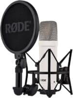 RØDE NT1 Signature White مايكروفون استوديو كلاسيكي بتقنية حديثة
