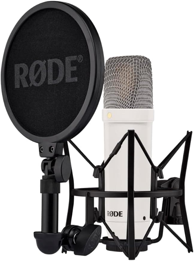 ⁦RØDE NT1 Signature White مايكروفون استوديو كلاسيكي بتقنية حديثة⁩ - الصورة ⁦1⁩