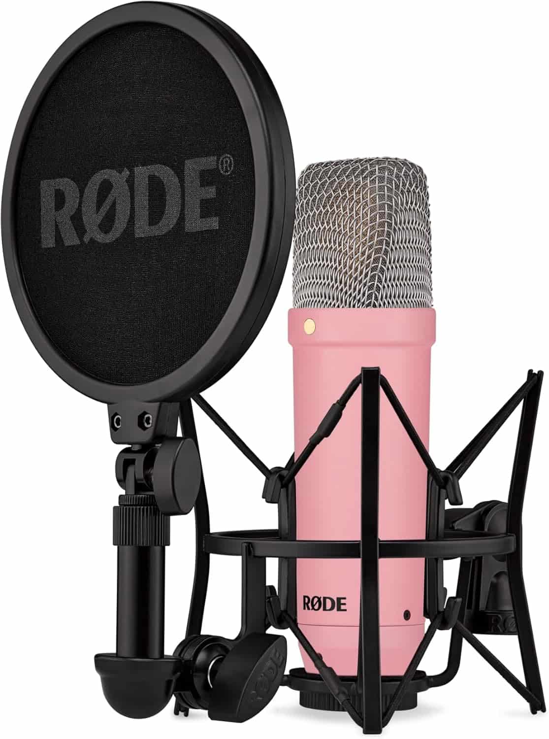 ⁦RØDE NT1 Signature Pink مايكروفون استوديو كلاسيكي بتقنية حديثة⁩ - الصورة ⁦1⁩