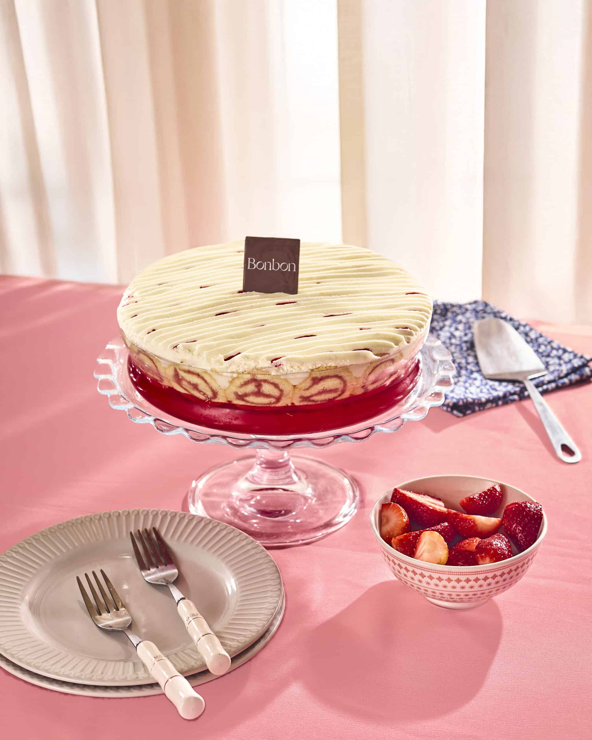 Bonbon20JAN141 ترايفل جيلى فراولة - الصورة 1