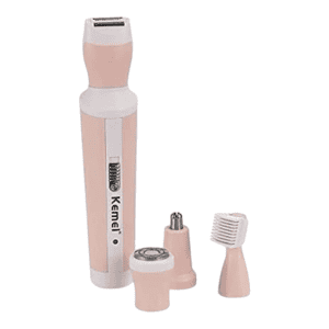 ماكينة حلاقة الشعر قابلة لاعادة الشحن KM-3024 4 في 1 من كيمي - لون بيج