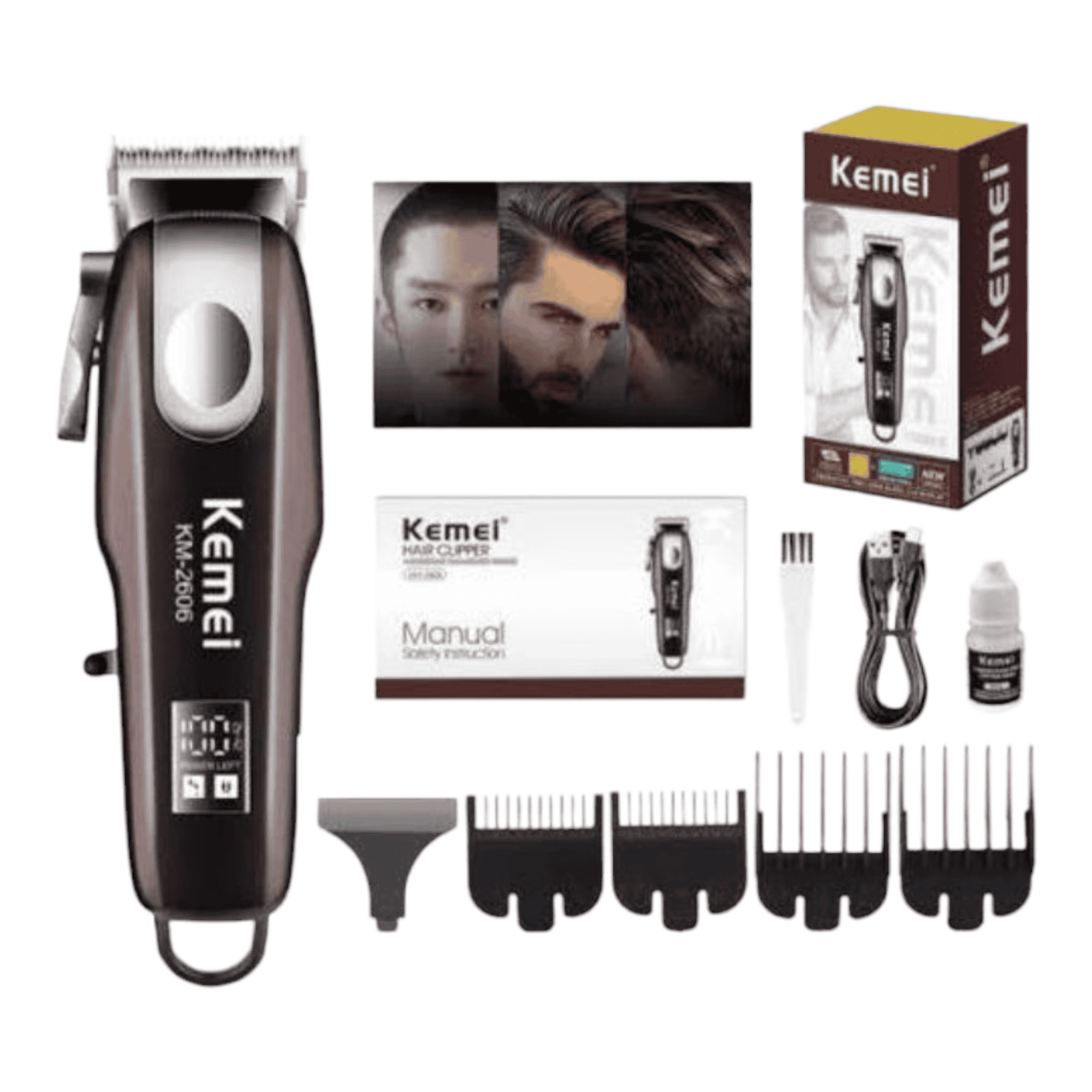 ⁦Kemei ماكينه حلاقه كيمي km-2606⁩ - الصورة ⁦1⁩