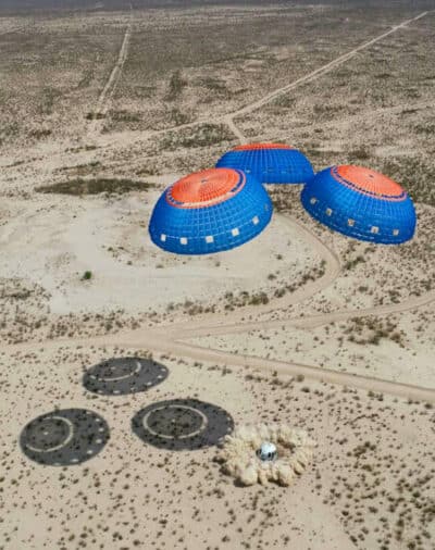 Blue origin flight test