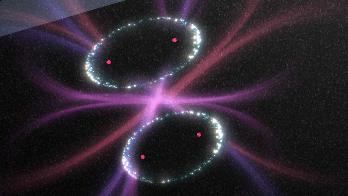 visualisation of a three-qubit entangled state of nuclei and electron with applications for quantum computing
