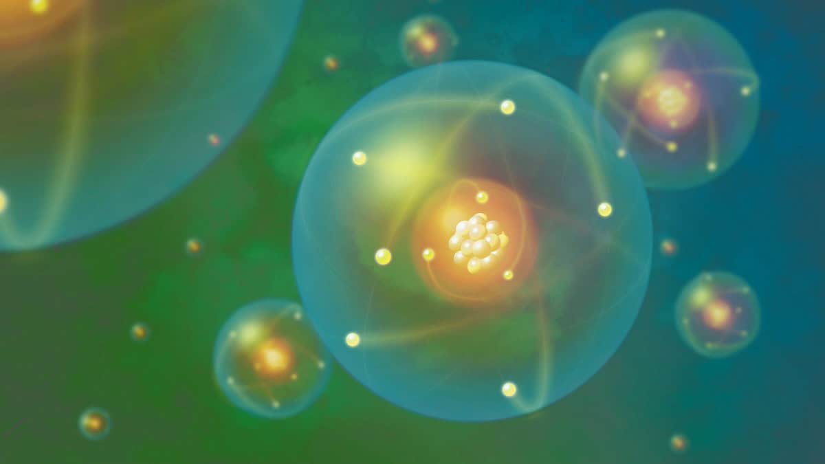 illustration of an atom