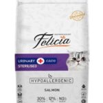 طعام قطط FELICIA 2KG بالسلمون للمعقمين