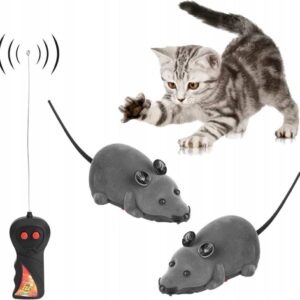 I mysz myszka elektryczna zabawka dla kota zdalnie sterowana rc na pilota