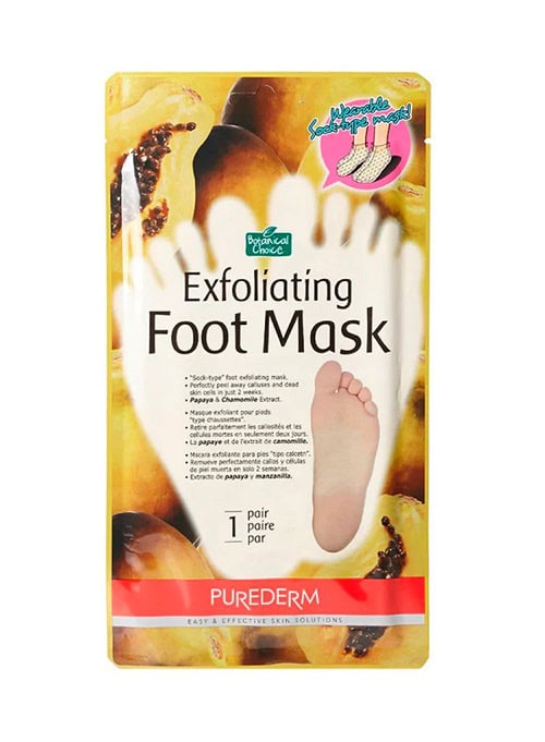 biodirma foot mask بيور ديرم ماسك تقشير القدمين بأحماض الفواكه - الصورة 1