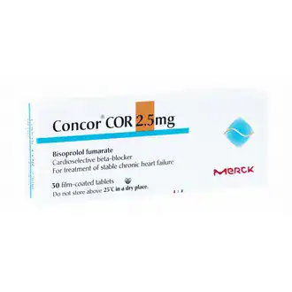 Concor Cor High Blood Pressure 25mg 30tab Ysjl 01665581908