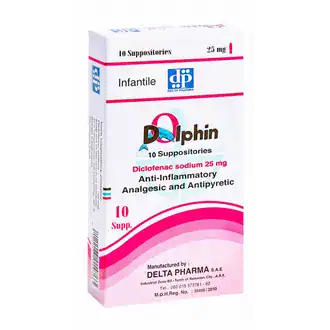 Dolphin Antirheumatic 25mg 10supp Ecto 01669043205