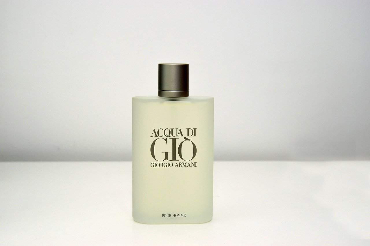 A bottle of Armani cologne