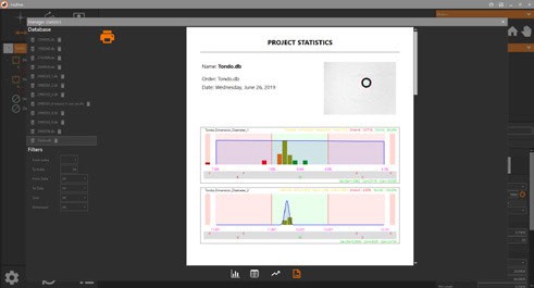OPTICAL Measuring Machine 11 optical measurement software report