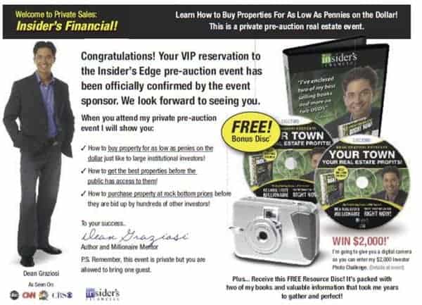 Dean Graziosi Scott Yancey Nudge Mailer