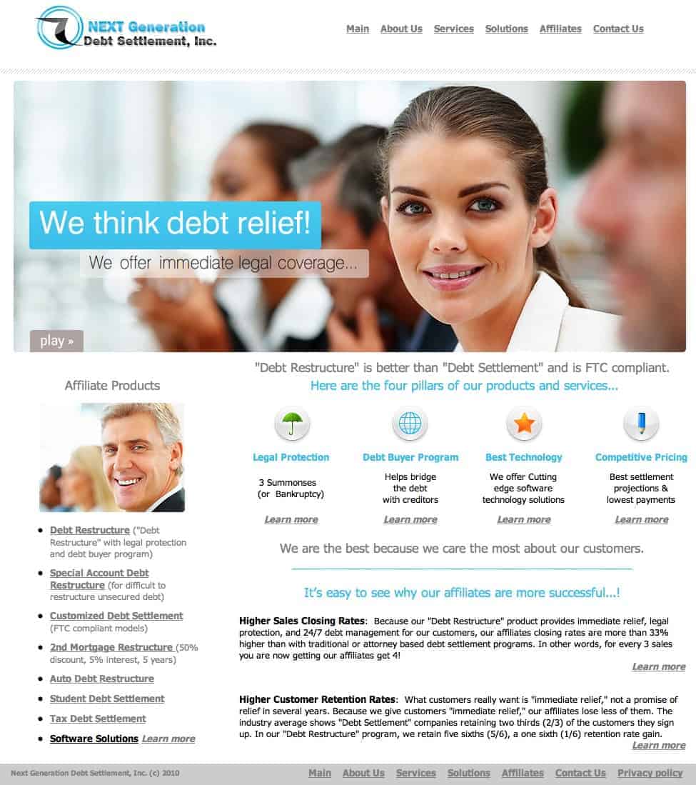 Next Generation Debt Settlement