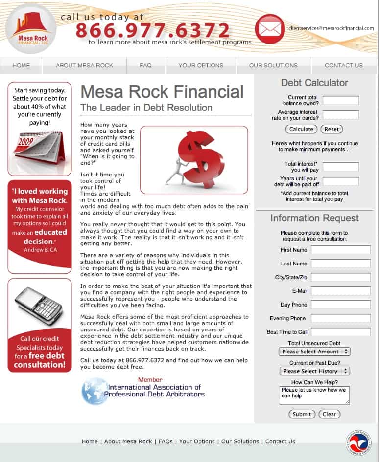 Mesa Rock Financial