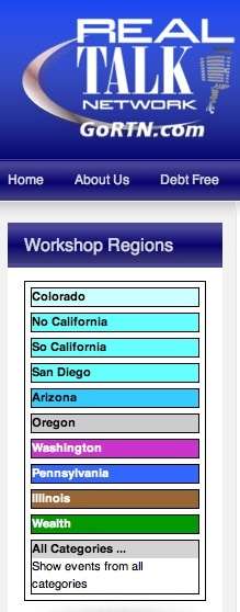 Real Talk Network Workshop Locations