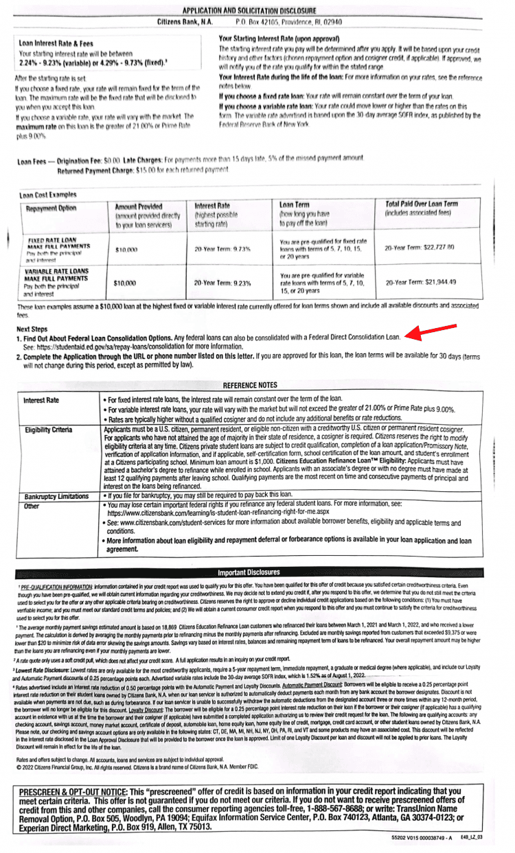 Don’t Be Fooled By Student Loan Consolidation Mailers