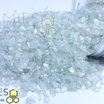 احجار ابيض لامع صغير