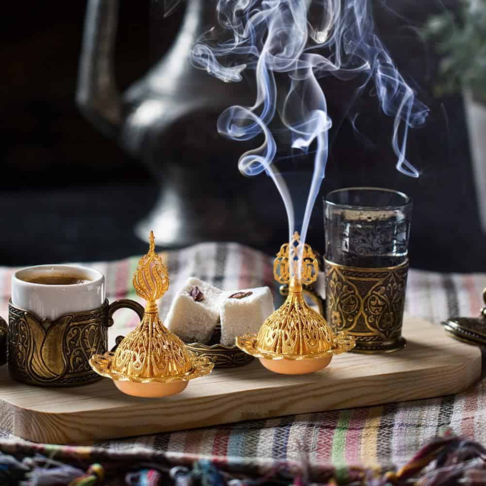 ⁦مبخره عثماني ذهبى ٨ سم⁩ - الصورة ⁦5⁩