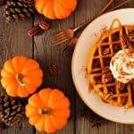 PUMPKIN PECAN WAFFLES