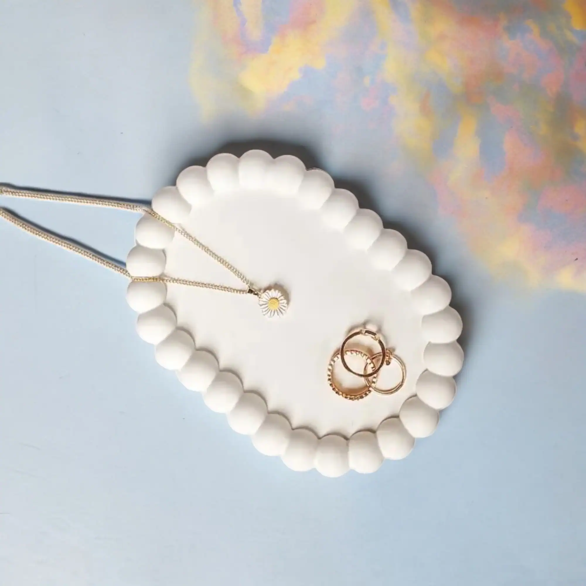 ⁦كوستر بيضاوي بابلز⁩ - الصورة ⁦1⁩