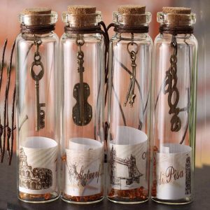 زجاجة رسائل بحر وكبريت