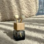 فواحة تكييف للعربيه اسود غطا خشب