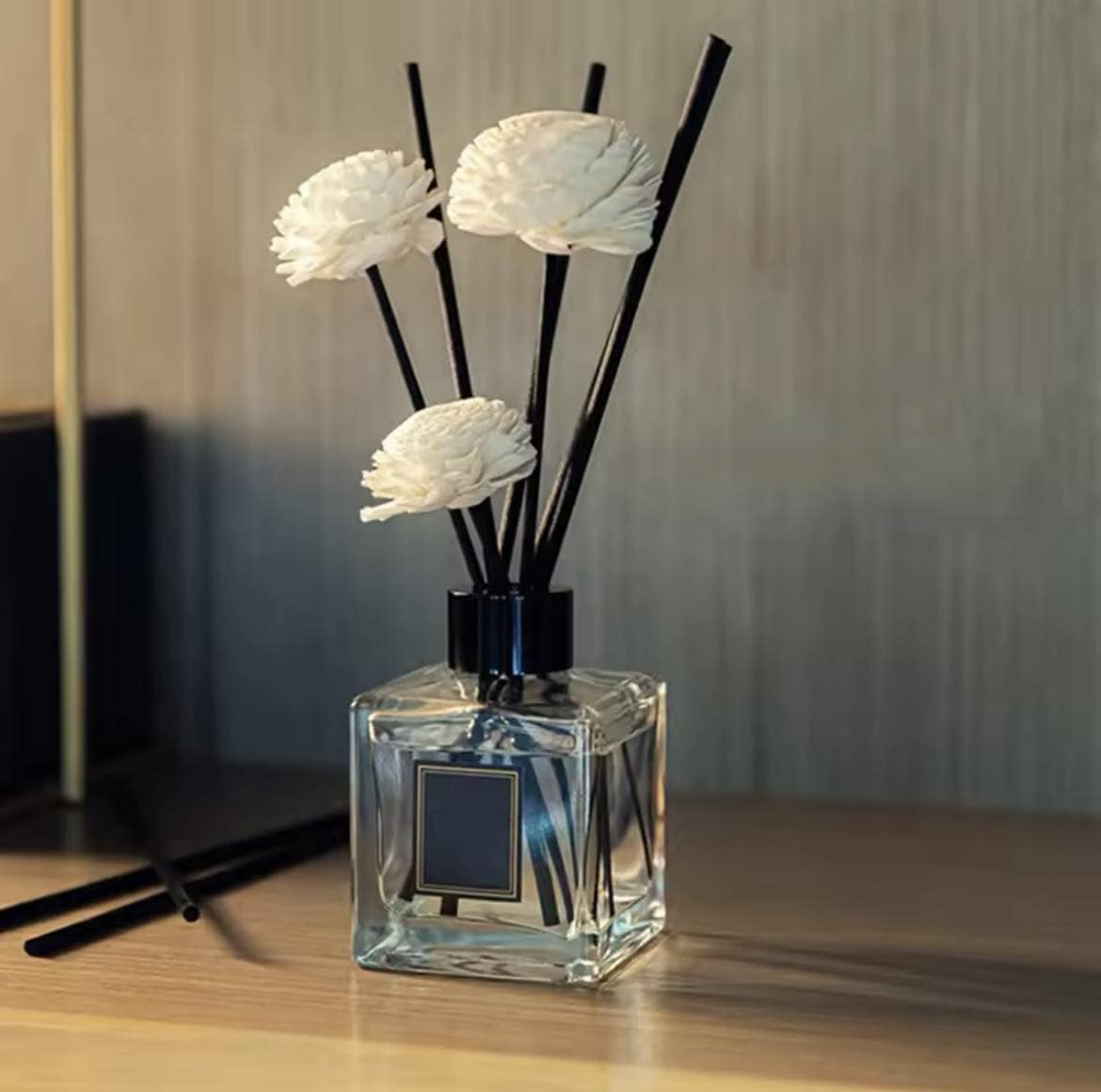 ⁦فواحه اعواد ( ديفيوزر ) مربعه شفافه 100 مل⁩ - الصورة ⁦6⁩