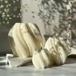 ⁦طقم شمع دوامه ٣ قطع⁩ - الصورة ⁦2⁩