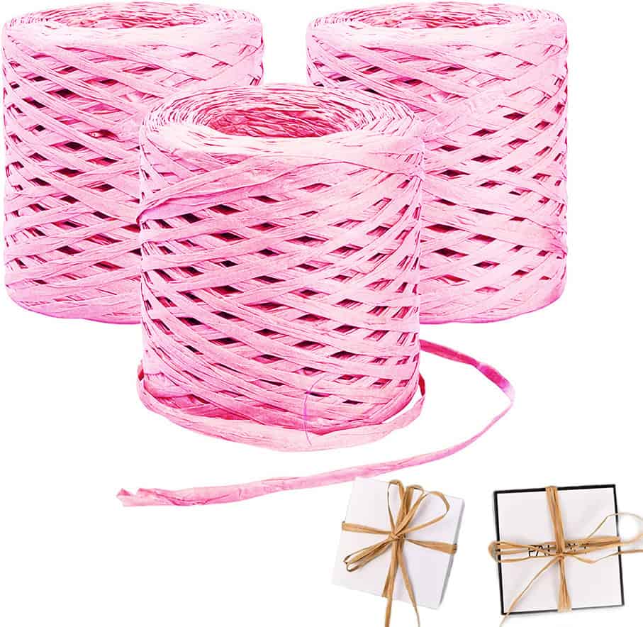 pinkk بكرة شريط رافيا بينك - الصورة 1