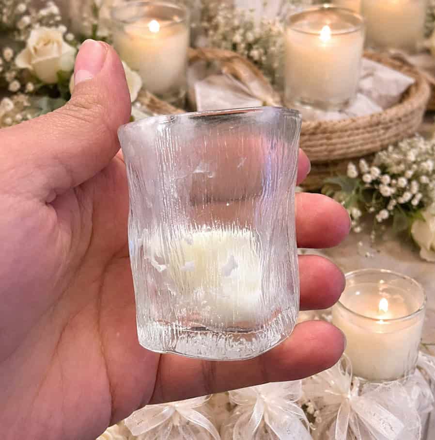 كوب توزيعات شمع كوب 50 جرام توزيعات مستورد - الصورة 1