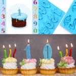 ⁦قالب شموع ارقام⁩ - الصورة ⁦2⁩