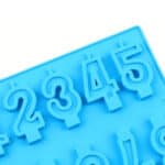 قالب شموع ارقام