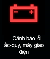 Đèn cảnh báo lỗi ắc quy