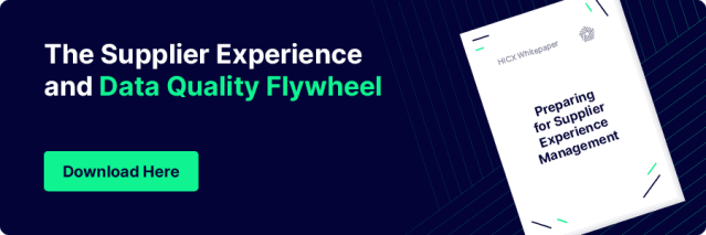 Supplier Experience and Data Quality - The Supplier Experience and Data Quality Flywheel