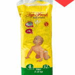 حفاظات اطفال توب فريش رقم 4/3/2*5