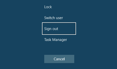 How to Sign Out from Windows with a Shortcut - La De Du