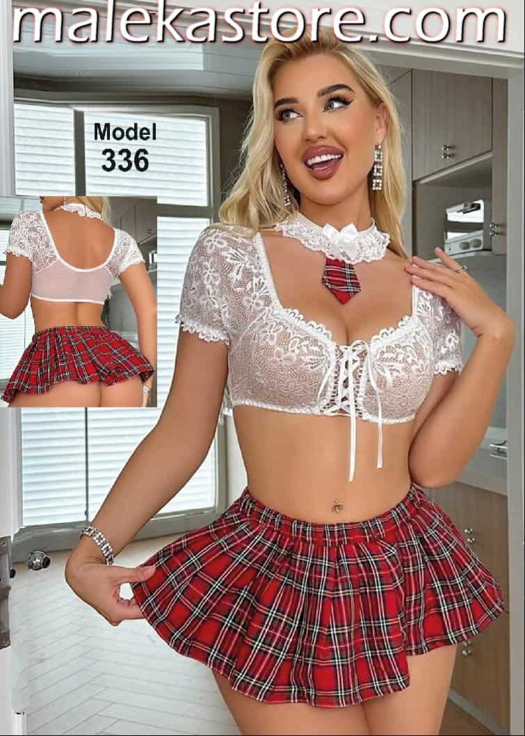 ⁦336 Lingerie لانجري تنكري بتصميم "الطالبة" المرح - إطلالة عصرية من "ماليكا ستور"⁩ - الصورة ⁦1⁩