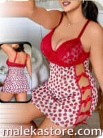 7051 lingerie red strawberryاكتشفي التميز مع لانجري فراولة من متجر ملكة. تصميم يجمع بين الأناقة والجاذبية بنقشات مرحة. اطلبي لانجري فراولة الآن من متجرنا في الإسكندرية.