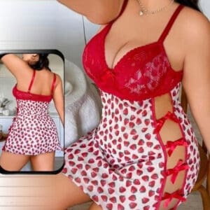 7051 lingerie red strawberryاكتشفي التميز مع لانجري فراولة من متجر ملكة. تصميم يجمع بين الأناقة والجاذبية بنقشات مرحة. اطلبي لانجري فراولة الآن من متجرنا في الإسكندرية.