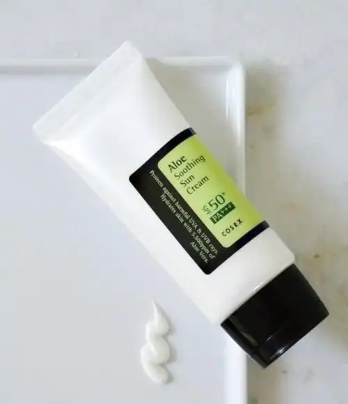 ⁦واقي شمس Aloe Soothing Sun Cream SPF50 PA+++ - 50ml⁩ - الصورة ⁦2⁩