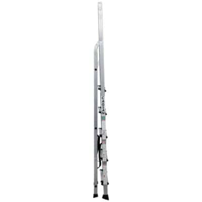⁦سلم المونيوم منزلي بدرج عريض 5 درجات و بسطه أرتفاع 1.26 متر كاجسان تركي⁩ - الصورة ⁦3⁩