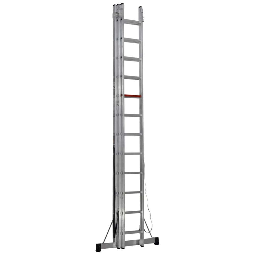 TS-R-2 سلم المونيوم ثلاث وصلات متعدد أرتفاع 3.55 متر كاجسان تركي - الصورة 1