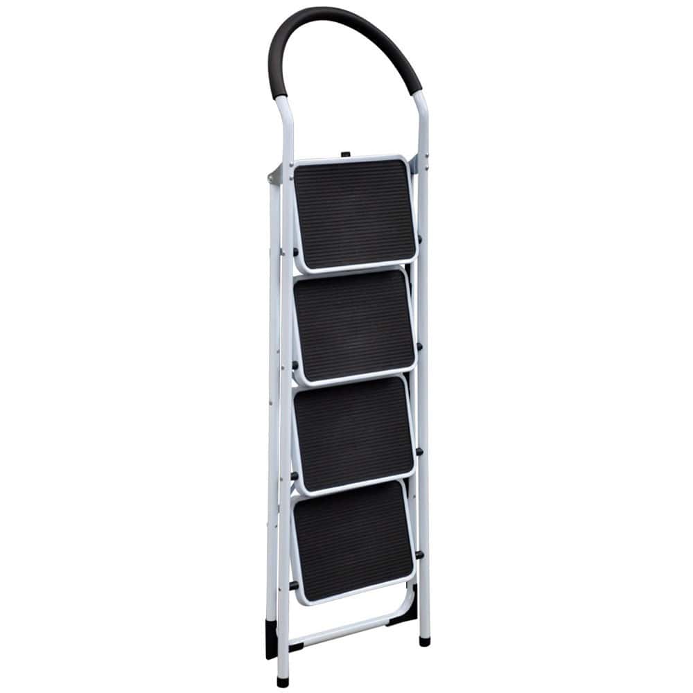 WR2462-2 سلم المونيوم منزلي بدرج عريض 4 درجه أرتفاع 0.96 متر كاجسان تركي - الصورة 1