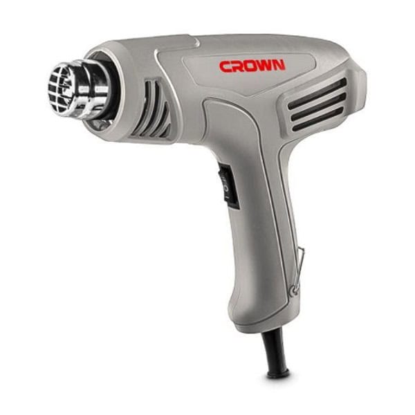 مسدس تسخين كراون 2 سرعة 1600 وات CROWN CT19017 مسدس تسخين CROWN CT19017 بقدرة 1600 وات وسرعتين للتشغيل، مناسب لإزالة الدهانات، وفك الملصقات، وتركيب الأنابيب الحرارية، وأعمال الصيانة والاستخدامات الاحترافية في الورش.