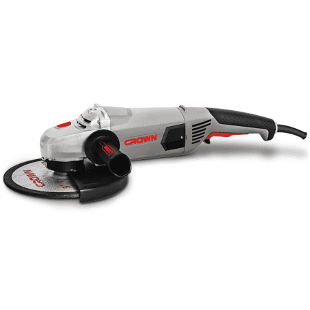 صاروخ قطعية CROWN CT13500 بقدرة 2200 وات وقطر قرص 230 مم (9 بوصة)، مناسب لقطع المعادن والخرسانة والجلخ، ويوفر أداءً احترافيًا للأعمال الشاقة في الورش والمصانع ومواقع البناء.