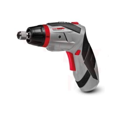 كيت شنيور مفك بطارية CROWN CT22024M يعمل ببطارية ليثيوم 3.6 فولت سعة 1.5 أمبير، ويضم 28 قطعة من الملحقات، مناسب لفك وربط المسامير، وتجميع الأثاث، وأعمال الصيانة المنزلية والمهنية، مع تصميم مدمج وسهل الاستخدام.