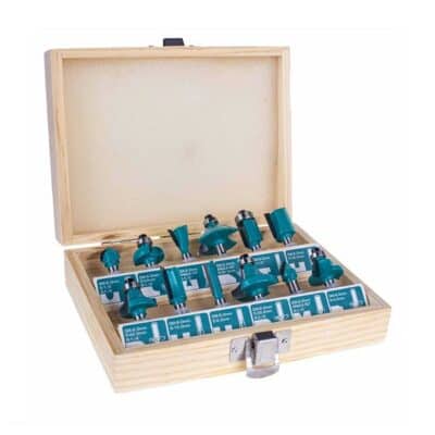 طقم بنط راوتر 6 مم 12 قطعة توتال