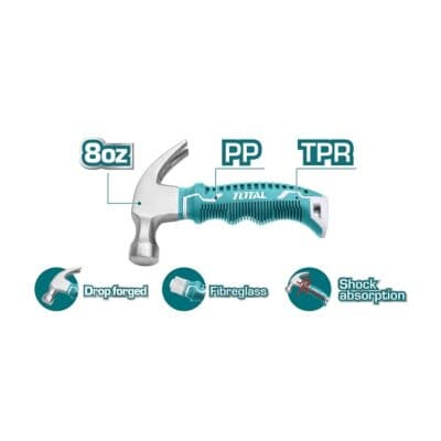 ⁦شاكوش بخلاعة 220 جرام توتال⁩ - الصورة ⁦2⁩