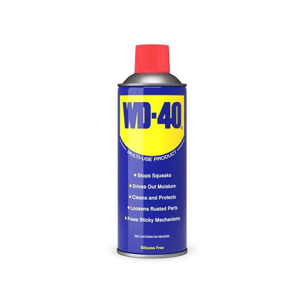 بخاخ مزيل الصدأ والتشحيم متعدد الاستخدامات WD-40 بحجم 400 جرام